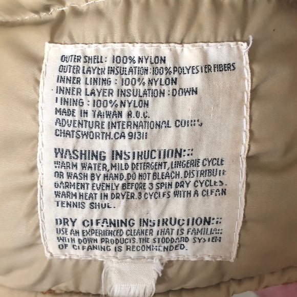 Adventure Gear Men's Brown Quilted Down Puffer Vest late 70’s early 80’s size M - Picture 9 of 10